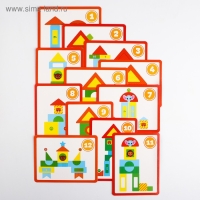 Детская развивающая игра EVA &laquo;Маленький строитель 1&raquo;, изучение форм / цветов, виды МИКС, Крошка Я