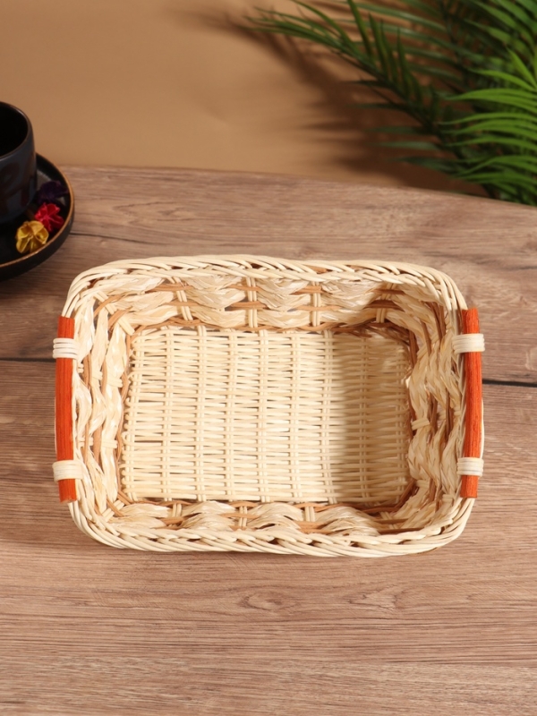 Корзина плетеная 23x17x9 см, ротанг