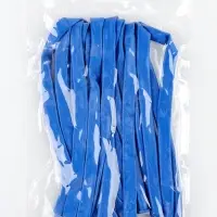 Воздушные шары для моделирования 125 см, d=5 см, 10 шт., синие