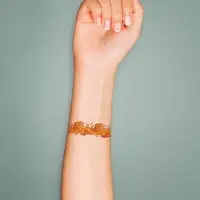 Переводная тату на тело цветная &laquo;Браслет. Огонь&raquo;, 20&times;3 см