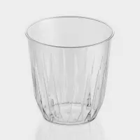 Стакан пластиковый одноразовый &laquo;Баккара&raquo;, 200 мл, прозрачный