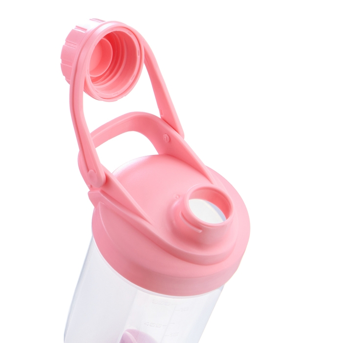 Шейкер, 500 мл, серия: Power, "Мастер К", 18.5 х 11 см, розовый