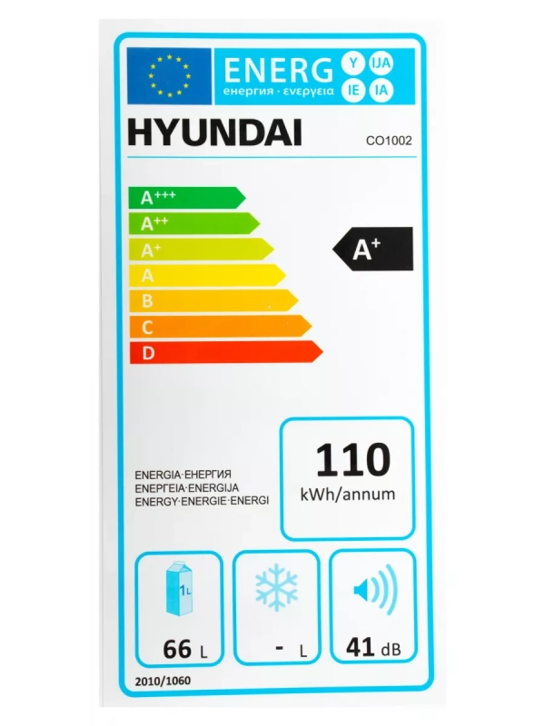 Холодильник CO1002 1-нокамерн. белый
