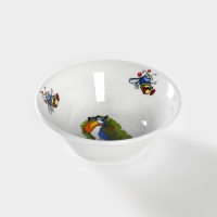 Салатник фарфоровый &laquo;Лесовичок&raquo;, 360 мл, d=14,5 см, рисунок микс