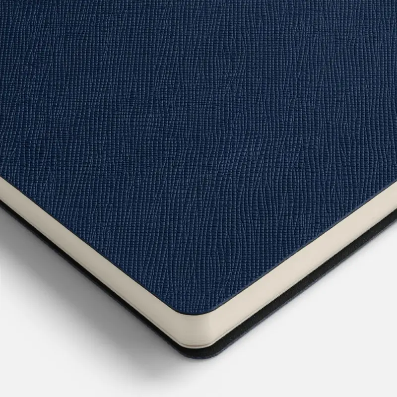 Ежедневник Lungo, недатированный, темно-синий