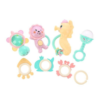 Набор погремушек &laquo;Нежность&raquo;, в сумочке, 5 шт., цвет МИКС, Крошка Я