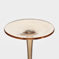 Набор бокалов для вина стеклянный Magistro &laquo;Иллюзия&raquo;, 550 мл, 10&times;24 см, 2 шт, цвет бронзовый