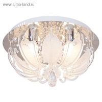 Люстра с ПДУ "Жасмин" 4x40Вт E27 хром 40х40х22 см.