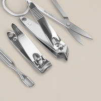 Набор маникюрный &laquo;Цветочная рапсодия&raquo;, 7 предметов, в футляре, разноцветный