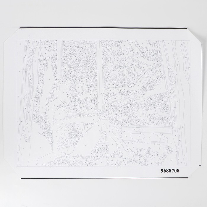 Картина по номерам в тубусе &laquo;С видом на звездную ночь&raquo;, 30 х 40 см