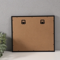 Фоторамка дерево, металл с прищепками 10х15 см "Дом" черная 28,5х24х1,3 см