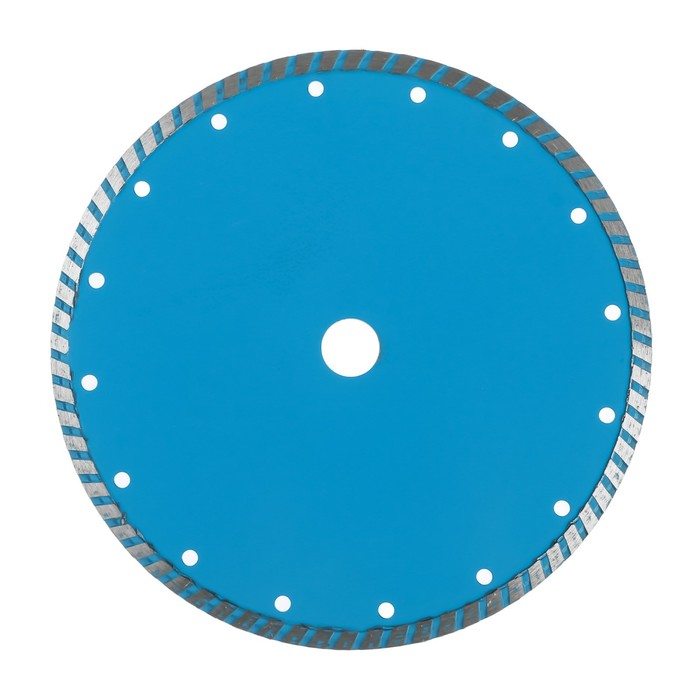 Диск алмазный отрезной ТУНДРА, TURBO, сухой рез, 230 х 22 мм