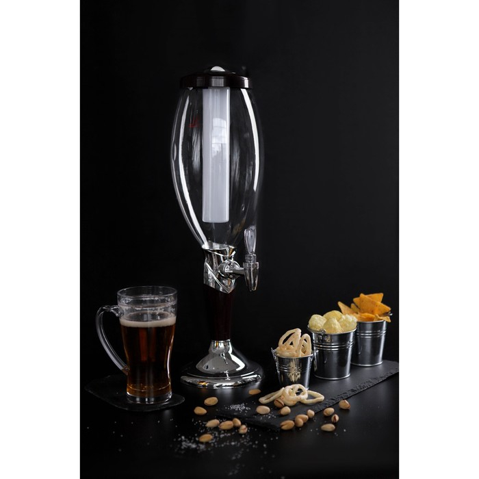 Башня пивная &laquo;Вавилон стиль&raquo;, 3 л, цвет коричневый