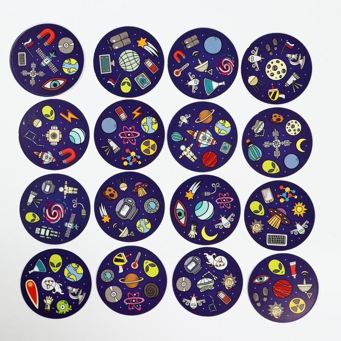 Настольная игра на реакцию и внимание &laquo;Дуббль. Космос&raquo;, 20 карт, 5+