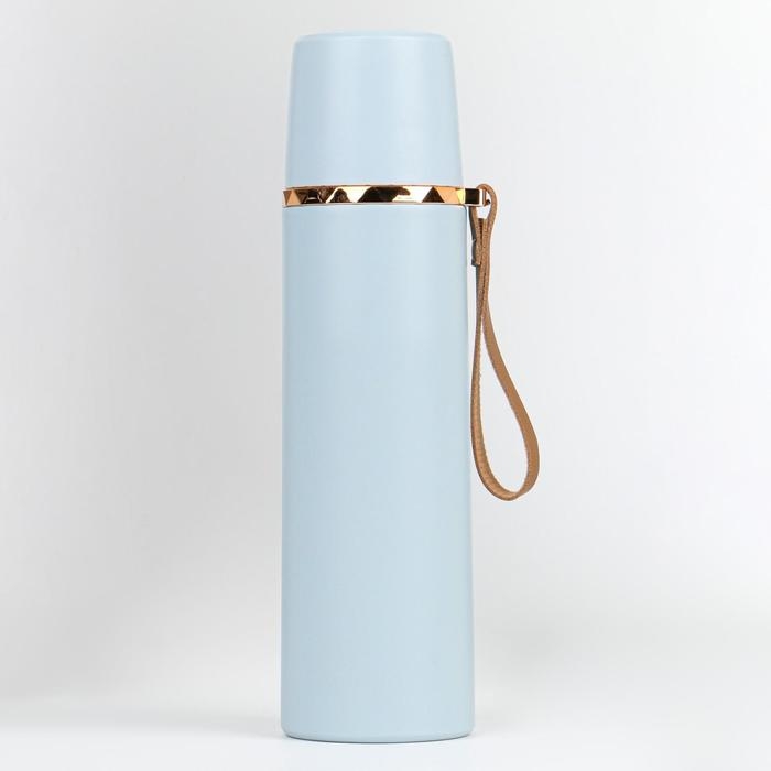 Термос, 500 мл, Гильза "Эвит", с кружкой, сохраняет тепло 10 ч, 24.5 х 7 см