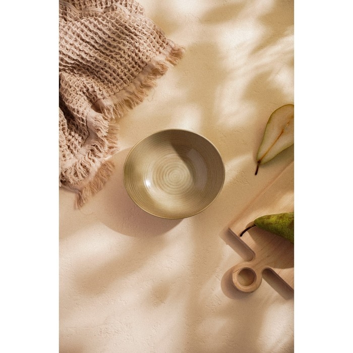 Салатник фарфоровый SL Home &laquo;Песчаный бриз&raquo;, 700 мл, цвет бежевый