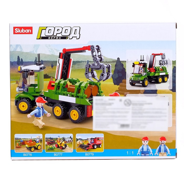 Конструктор Город &laquo;Лесозаготовочная машина&raquo;, 209 деталей