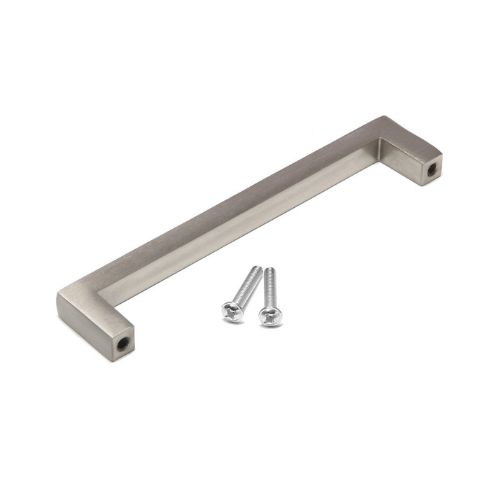 Ручка-скоба CAPPIO SQUARE RSC007, алюминий, м/о 128 мм, цвет серебро