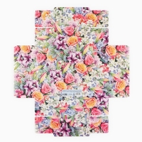 Коробка складная &laquo;Букет для тебя &raquo;, 21 х 15 х 7 см