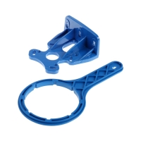 Корпус для фильтра ZEIN, 10SL, 3/4", для холодной воды, ключ, крепление, прозрачный