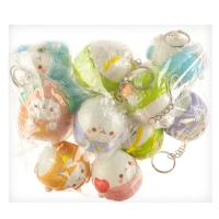 Мялка-сквиш &laquo;Зайка&raquo;, на брелоке, цвет МИКС