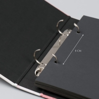 Фотоальбом 25 листов (наклейки+кольца) "Для малыша. Первый альбом" 19х27х3 см