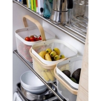 Корзинка универсальная LaDо́m, 26,5&times;25,5&times;18 см, цвет белый