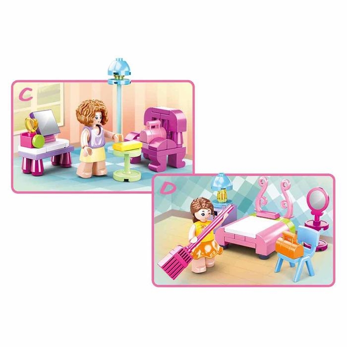 Конструктор Розовая мечта &laquo;Кухня&raquo;, 47 деталей