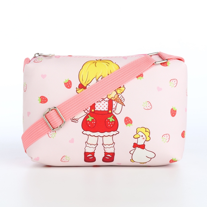 Сумка детская на молнии &laquo;Выбражулька&raquo;, цвет розовый