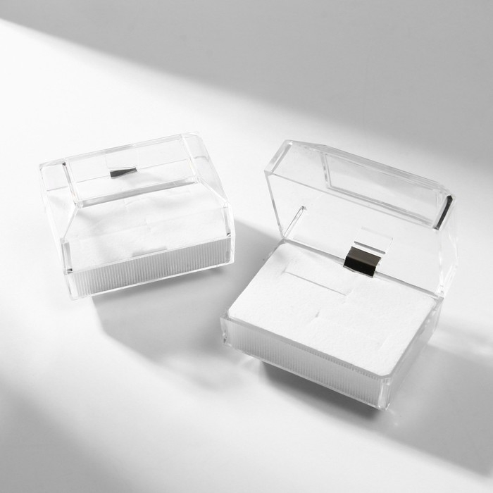 Футляр пластиковый под набор &laquo;Сундучок&raquo;, 6,5&times;4,5 вставка белая