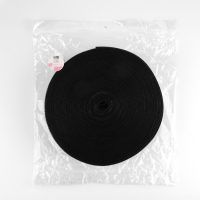 Липучка, 50 мм &times; 25 &plusmn; 1 м, цвет чёрный