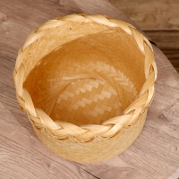 Корзинка плетёная, из бамбука 20х20х25 см