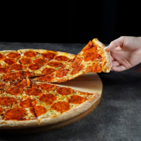 Доска для пиццы с потайными ручками Adelica &laquo;Итальяно&raquo;, d=40 см, берёза