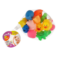 Набор резиновых игрушек для ванны &laquo;Малыши&raquo;, с пищалкой, 12 шт, Крошка Я
