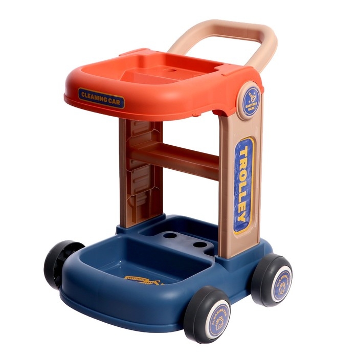 Игровой набор &laquo;Уборка&raquo; на тележке, с аксессуарами