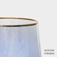 Набор бокалов для вина стеклянный Magistro &laquo;Дарио&raquo;, 500 мл, 7,3&times;25 см, 6 шт, цвет перламутровый