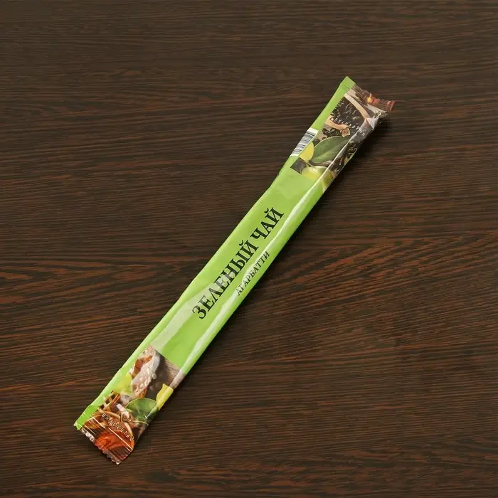 Благовония "Агарбатти Зеленый чай", 8 палочек в мягкой упаковке