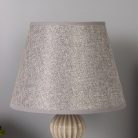 Лампа настольная "Поэзия" 40Вт Е14 срый 24х24х38см