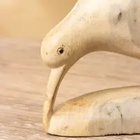 Сувенир "Птица Киви" дерево Суар, 10х5х9 см, цв. бежевый