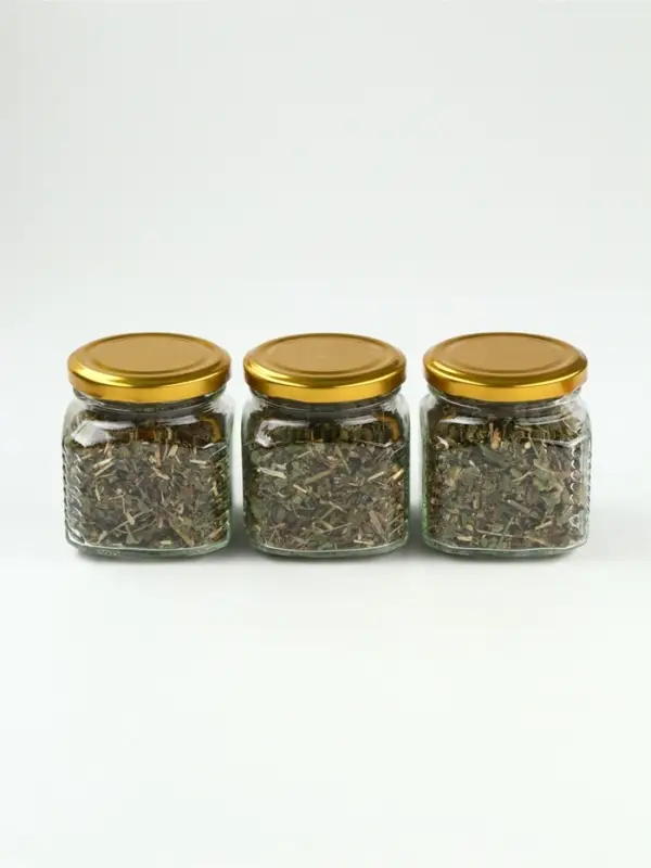 Подарочный набор новогодний &laquo;Советский&raquo; варенье с шишками, крем-мед 2 шт, чай в банке 3 шт   1087734