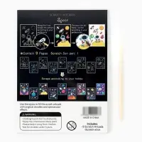 Гравюра блокнот "Космос", 9 листов, штихель