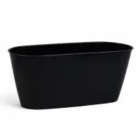 Горшок для цветов "Laurel" 35,4х15,2х15 см, 5 л с дренажной вставкой, бежевый