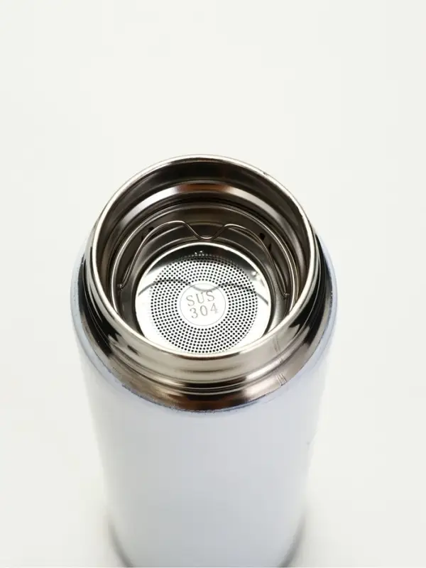 Термос, 500 мл &laquo;Сделаю жизнь лучше&raquo;, с ситечком, с датчиком температуры