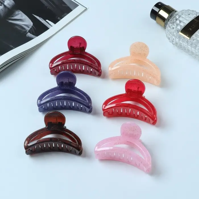 Крабик для волос &laquo;Глория&raquo;, дуга, 7 см, МИКС