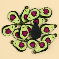 Фурнитура для бижутерии &laquo;Авокадо&raquo;, 1.5 х 2.4 см, 15 штук