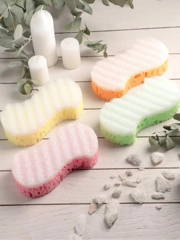 Губка для тела массажная &laquo;Наслаждение&raquo;, 18&times;9,5&times;5 см, цвет МИКС