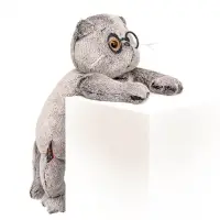 Мягкая игрушка "Кот Басик в очках, 27 см Kh27-001