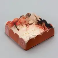 Коробка для печенья, &laquo;Счастье рядом с тобой&raquo;, 9&times;9&times;3 см