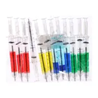 Ручка - прикол Calligrata &laquo;Шприц с жидкостью&raquo;, шариковая, МИКС