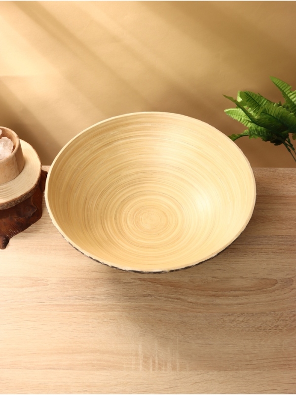 Салатник 35х35х12 см, бамбук